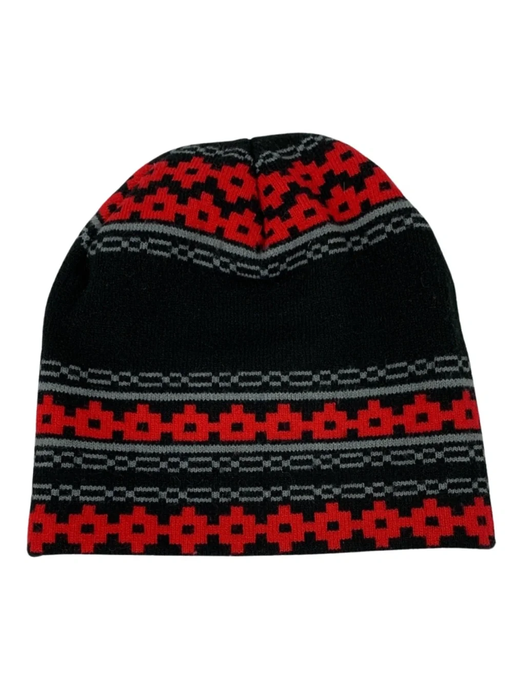 Nintendo Super Mario Black and Red Kids Knit Beanie Star Toad 90s Nostalgia